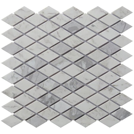 Intrend Tile Carrara Stone Diamond Mosaic NS020A